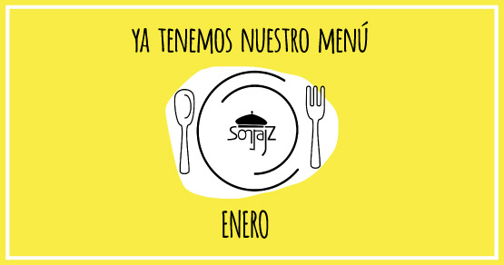 Ya tenenos nuestro menú de enero