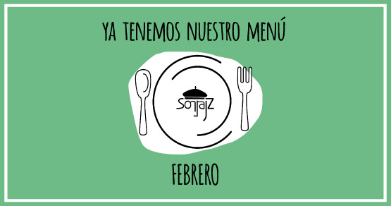 Ya tenemos nuestro menú de febrero
