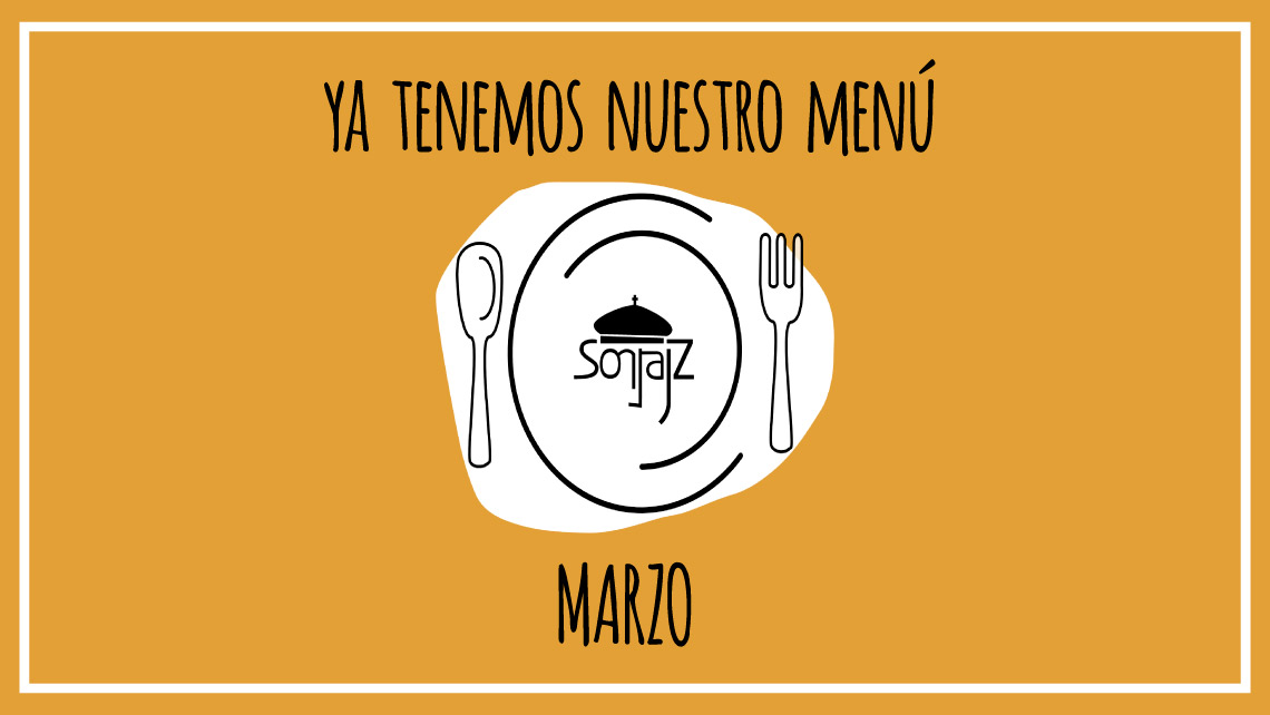 Ya tenemos menú de marzo