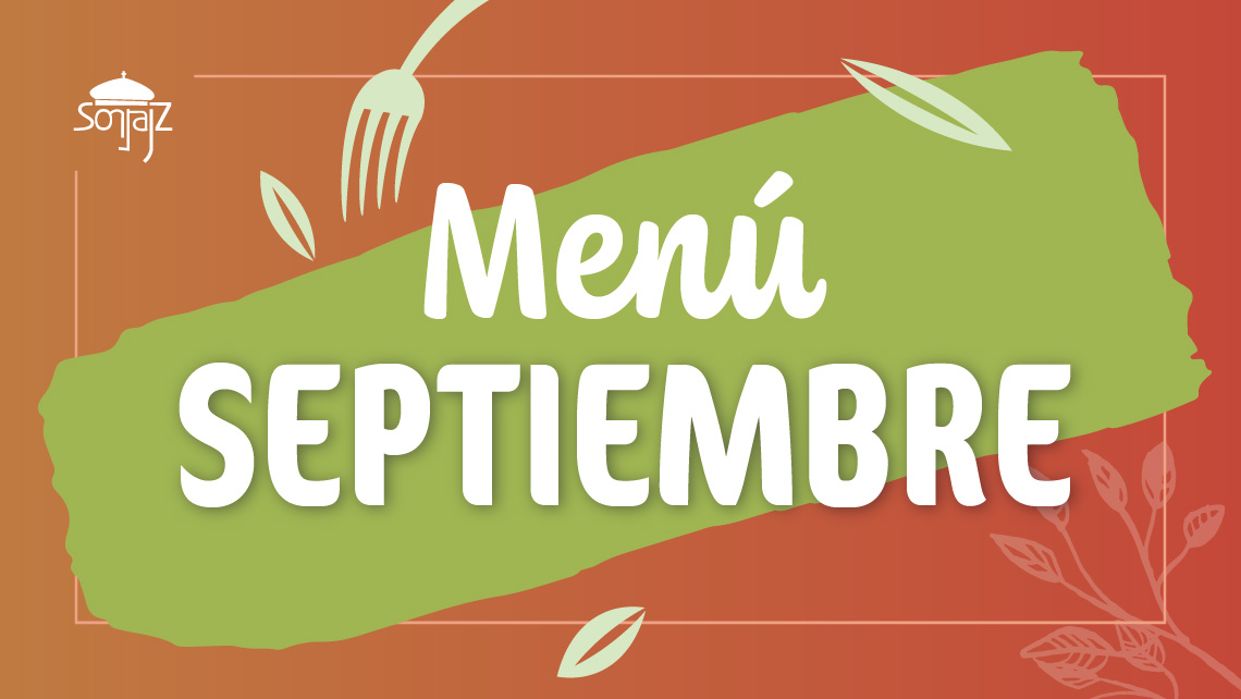 Así es nuestro menú de septiembre
