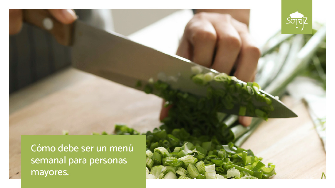 Cómo crear un menú semanal para personas mayores