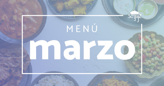 Menú de marzo para los usuarios de Sonraíz