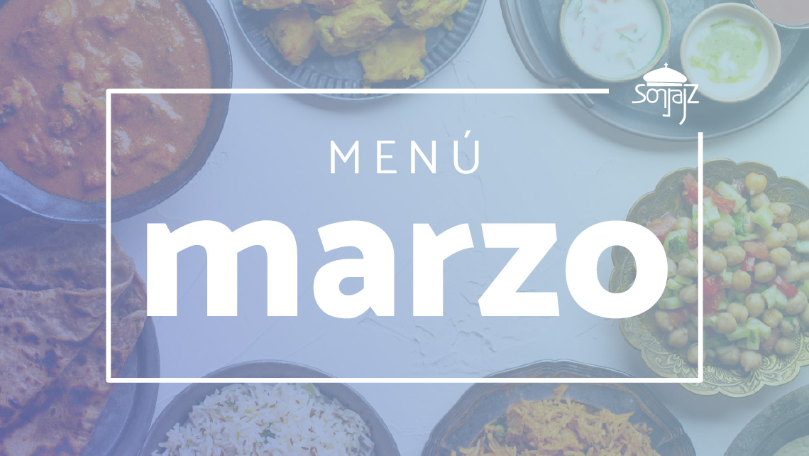 Menú de marzo para los usuarios de Sonraíz