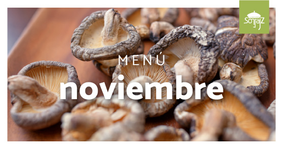 Menú de noviembre en Sonraíz