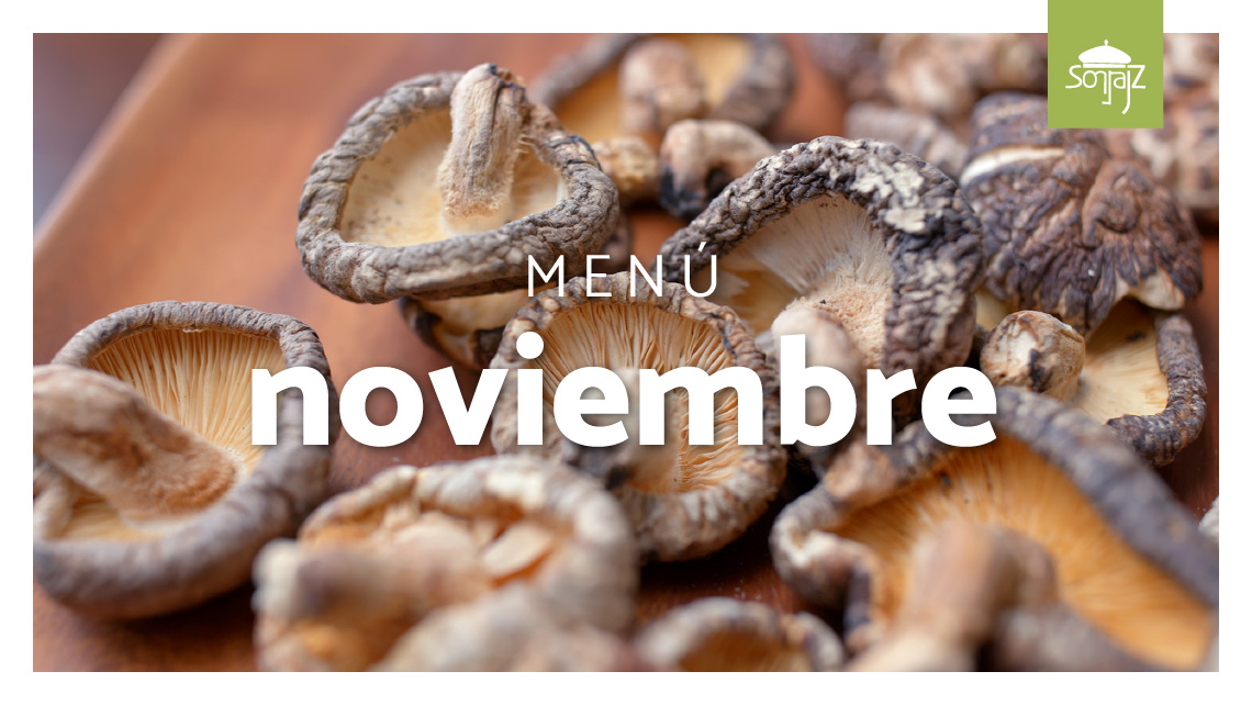 Menú de noviembre en Sonraíz