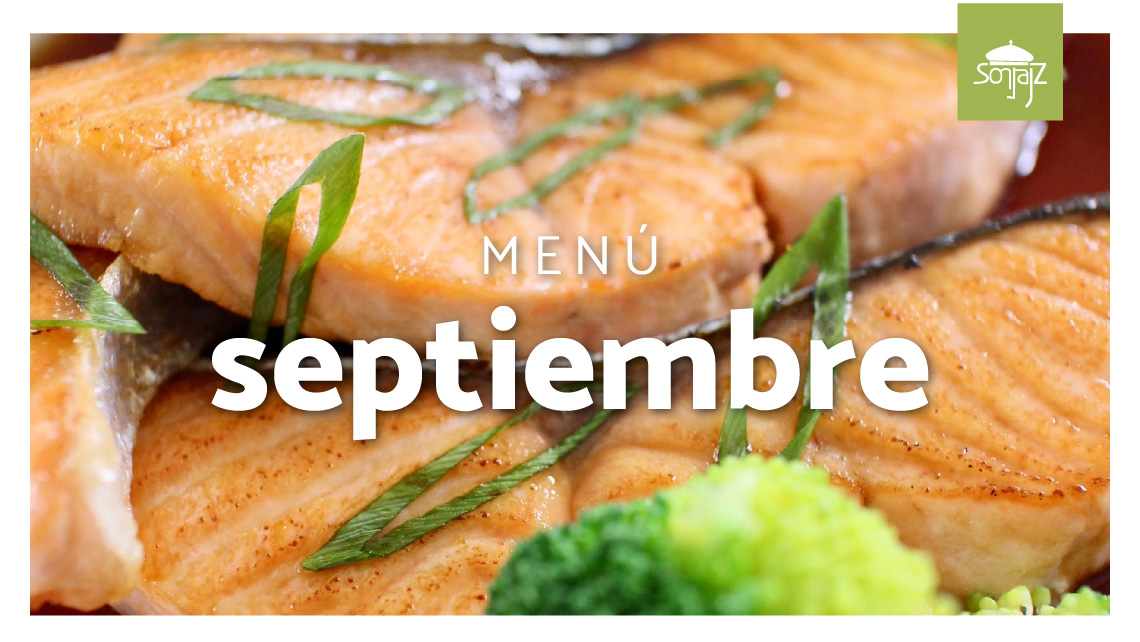 menú de septiembre en Sonraíz