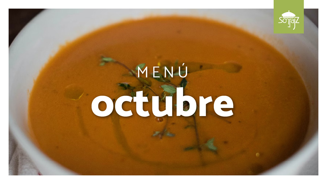Menú de octubre en Sonraíz
